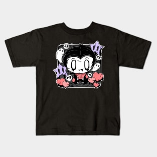 Victor the zombie vampire boy in kawaii style Kids T-Shirt